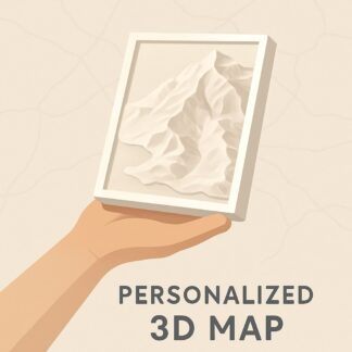Carte 3D personnalisée
